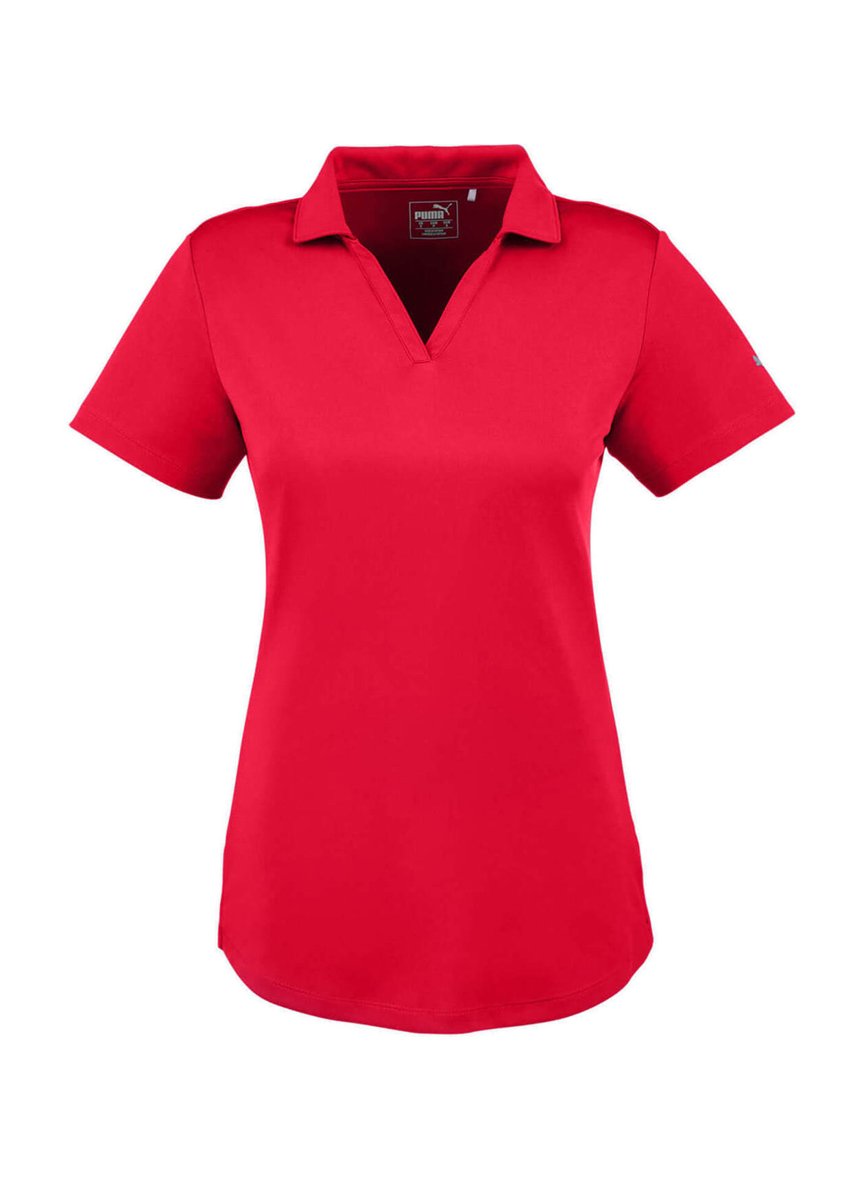 PUMA Women's High Risk Red Icon Golf Polo