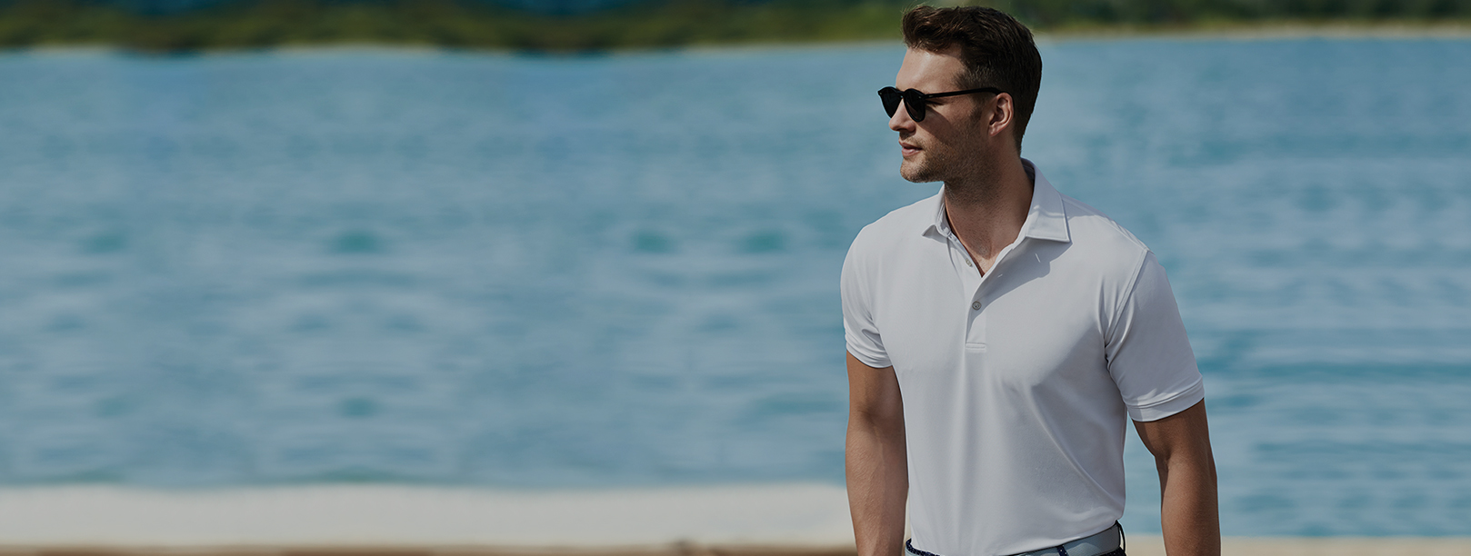 Aqua Cotton Polos